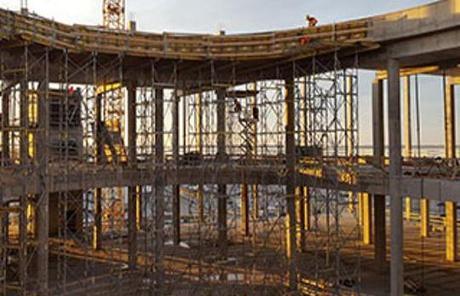 T1 kaubanduskeskuse ehitus