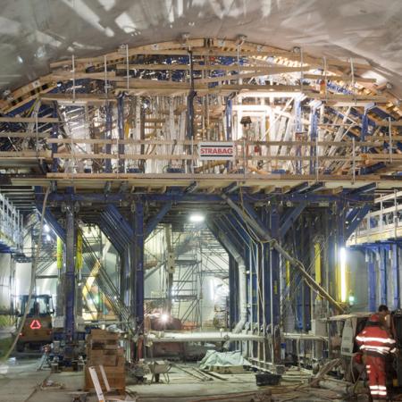 Die größte lichte Weite von ca. 17,50 m änderte sich …