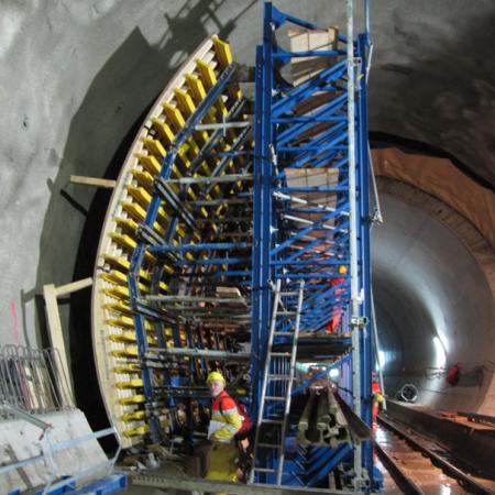 Einseitige Paramentschalung (Ulmenschalung)