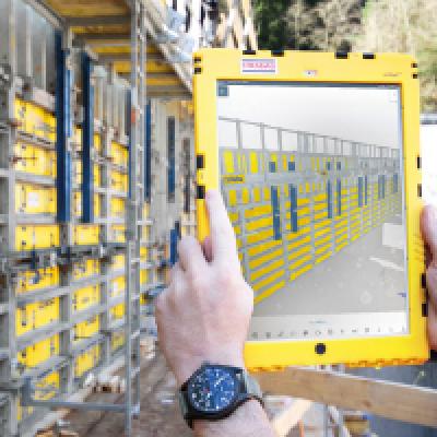 stair case made of fair-faced concrete