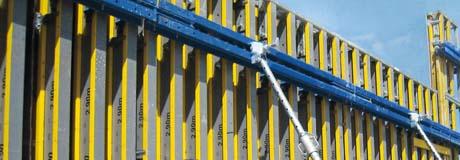 Composite formwork beams