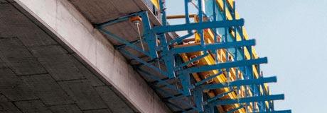 Bridge edge beam formwork T