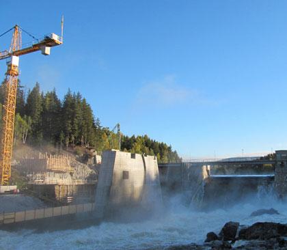 Hydro Power Plant Embretsfoss