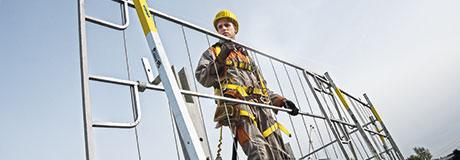 Formwork accessories for pre-cast members and fall protection