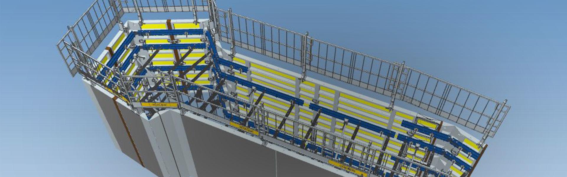 BIM model of construction site