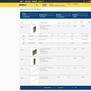 Um die Materialabläufe auf Ihrer Baustelle noch effizienter zu gestalten, unterstützt Sie myDoka+ mit nützlichen Features wie beispielsweise der neuen Bestandsansicht auf Firmenebene inklusive des Verfügbarkeitsstatus. Copyright: Doka