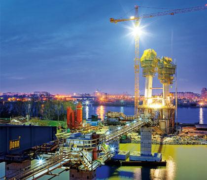 Bridge across River Sava