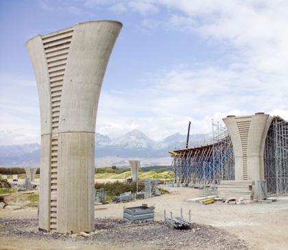 SO 212 bridge over the D1 Mengusovce - Jánovce